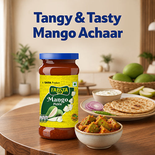 Fabsta Mango Pickle Bottle, 1 Kg