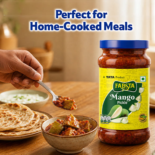 Fabsta Mango Pickle Bottle, 1 Kg
