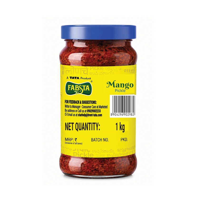 Fabsta Mango Pickle Bottle, 1 Kg
