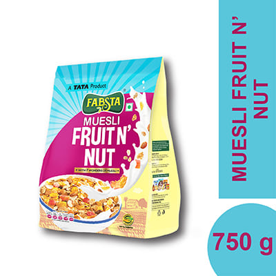 Fabsta Fruit N Nut Muesli Box 500 gm