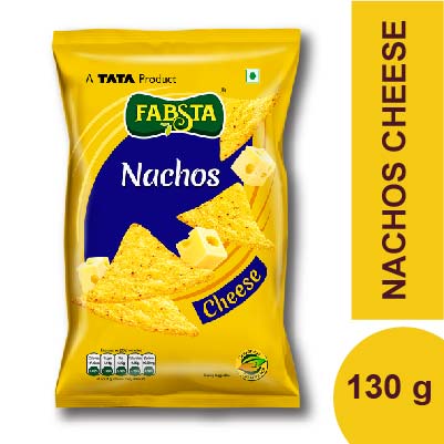 Fabsta Nachos Cheddar Cheese 130 Gm