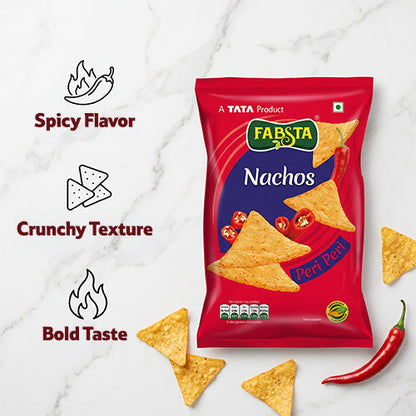 Fabsta Nachos Peri Peri, 130 g