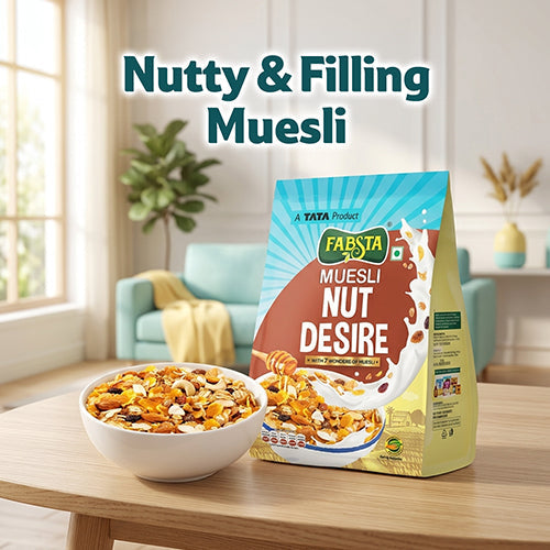 Fabsta Nut Desire Muesli Pouch, 750 g
