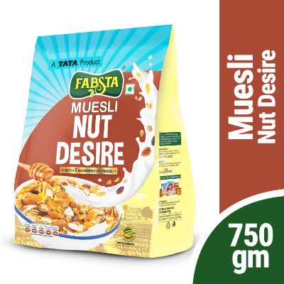 Fabsta Fruit N Nut Desire Muesli Pouch 750 gm
