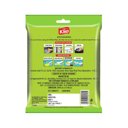 Klia Kitchen Wipes 18X20 pack of 1
