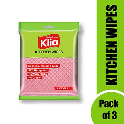 Klia Kitchen Wipes 18X20 pack of 3