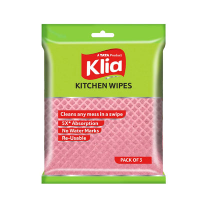 Klia Kitchen Wipes 18X20 Pack Of 3