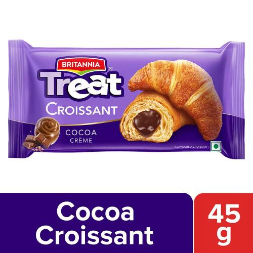 Britannia Treat Croissant Cocoa Cream 47 Gm