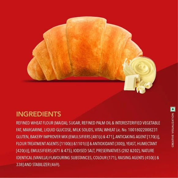 Britannia Treat Croissant Vanilla Cream 47 g