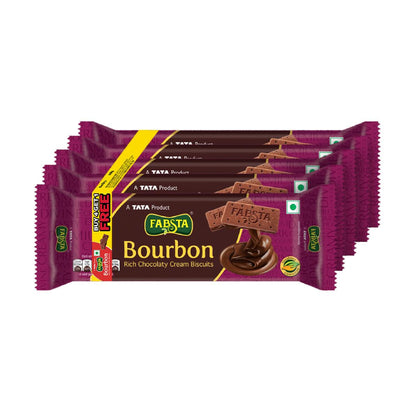 Fabsta Bourbon Cream Biscuit, 600 g