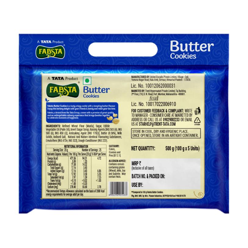 Fabsta Butter Cookies 500 g