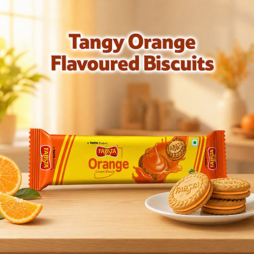 Fabsta Orange Cream Biscuits 100 g