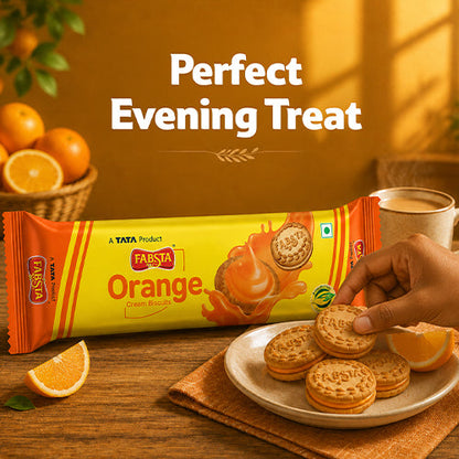 Fabsta Orange Cream Biscuits 100 g