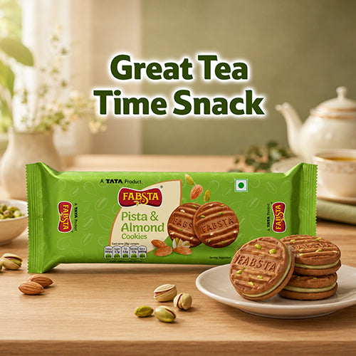 Fabsta Pista Almond Cookies, 100 g