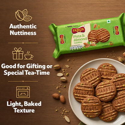 Fabsta Pista Almond Cookies, 100 g