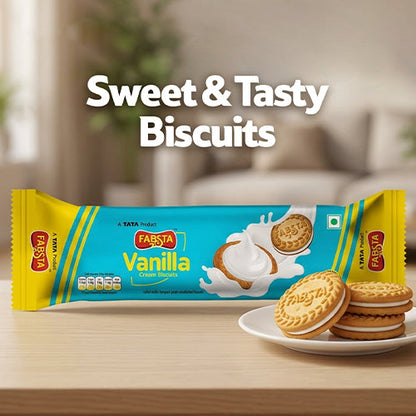 Fabsta Vanilla Cream Biscuits 100 g