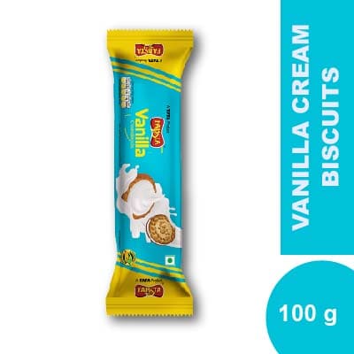 Fabsta Vanilla Cream Biscuits 100 gm