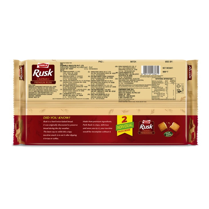 Parle Elaichi Rusk 400 g