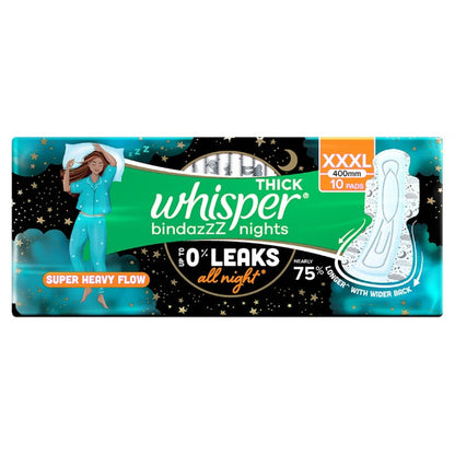 Whisper Ultra Nights Xxxl Wings pack of 10