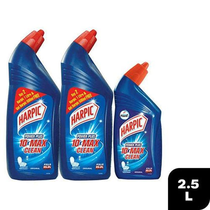 Harpic Original Toilet Cleaner Combi 2x1ltr + 500ml
