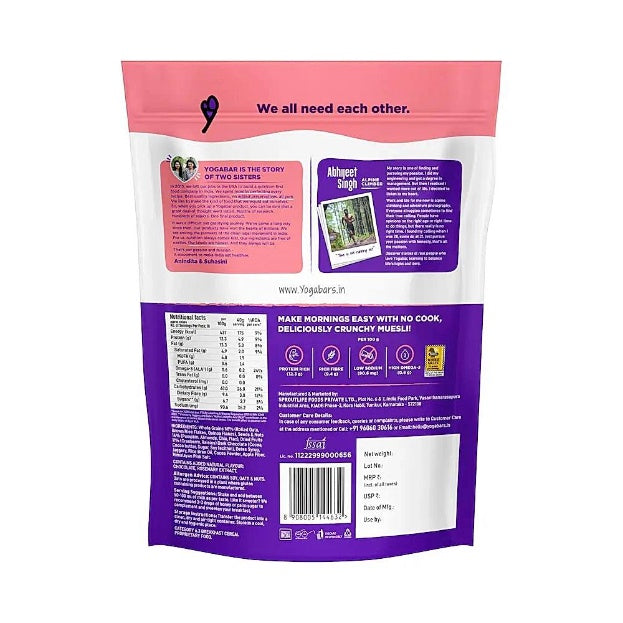 Yogabar Muesli Dark Choco Cranberry 400 g