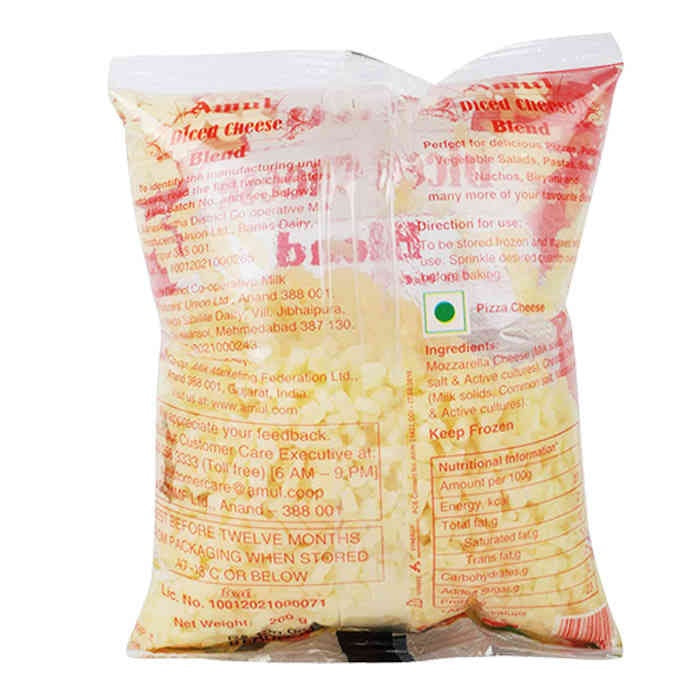 Amul Diced Cheese Blend 200 g