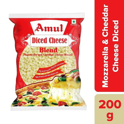 Amul Diced Cheese Blend 200 gm