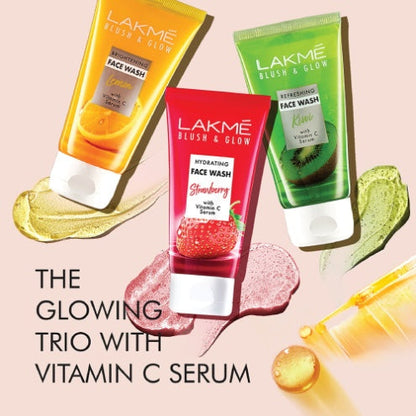 Lakme Blush & Glow Strawberry Freshness Gel Face Wash With Strawberry Extracts 150 g