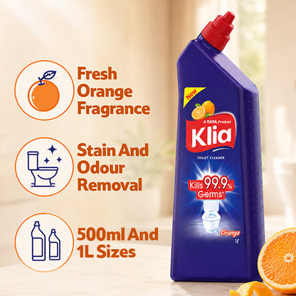 Klia Toilet Cleaner Orange 1 ltr
