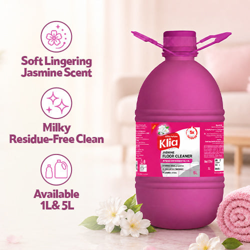 Klia Jasmine Milky Floor Cleaner, 5 L