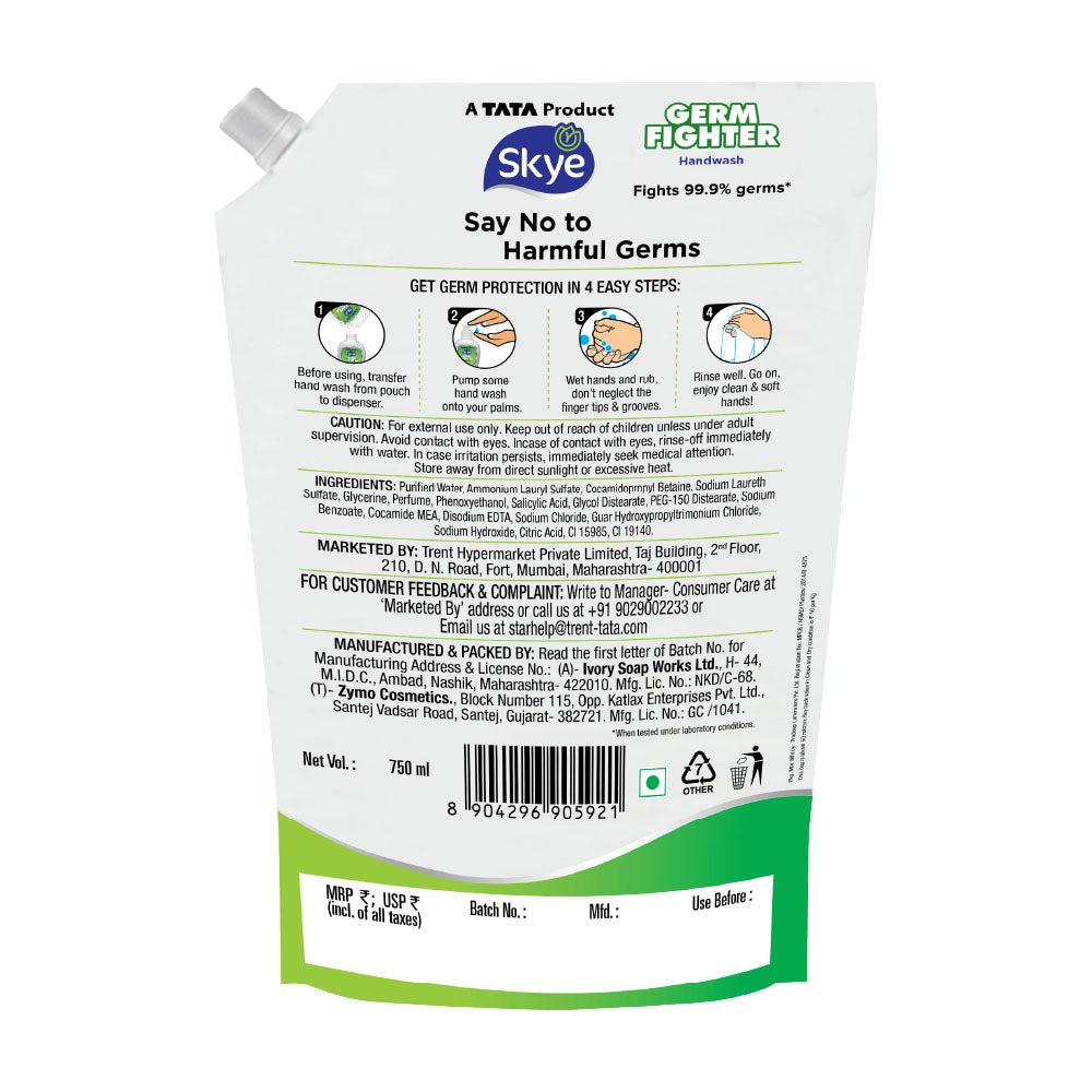 Skye Germ Protect Handwash 675 ml