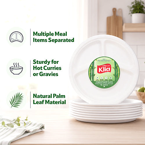 Klia Quarter Plate 7Inches pack of 10