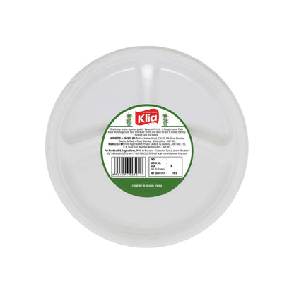 Klia 3 Compartment Plate pack of 10