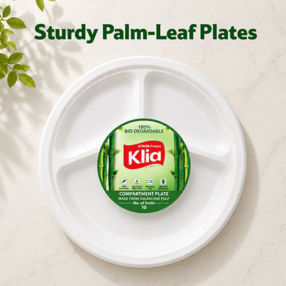 Klia 3 Compartment Plate pack of 10