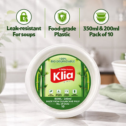 Klia Bowl, Pack of 10 (200 ml)