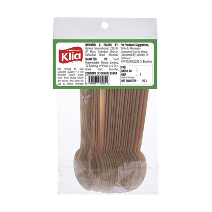 Klia Wodden Spoon Pack Of 20