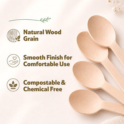Klia Wodden Spoon Pack Of 20
