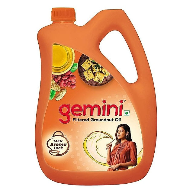 Gemini Refined Groundnut Oil 5ltr