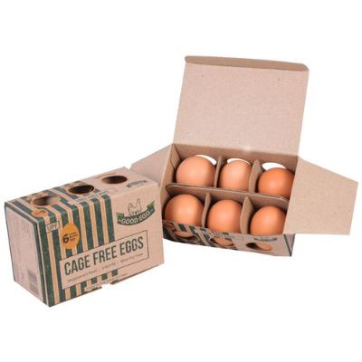 The Good Eggs Cage Free Brown Eggs pack of 6
