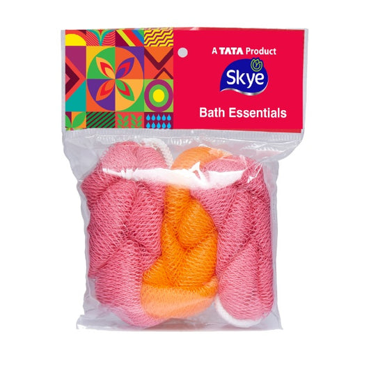 Skye Back Belt Loofah, Orange, 70 g