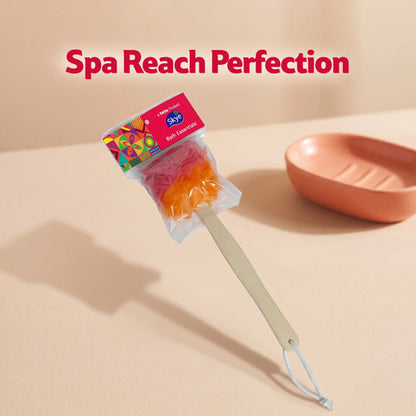 Skye Loofah With Handle, Orange, 40 g