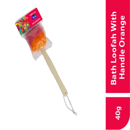 Skye Orange Loofah With Handle 40 gm