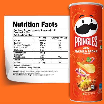 Pringles Desi Masala Tadka 102 gm