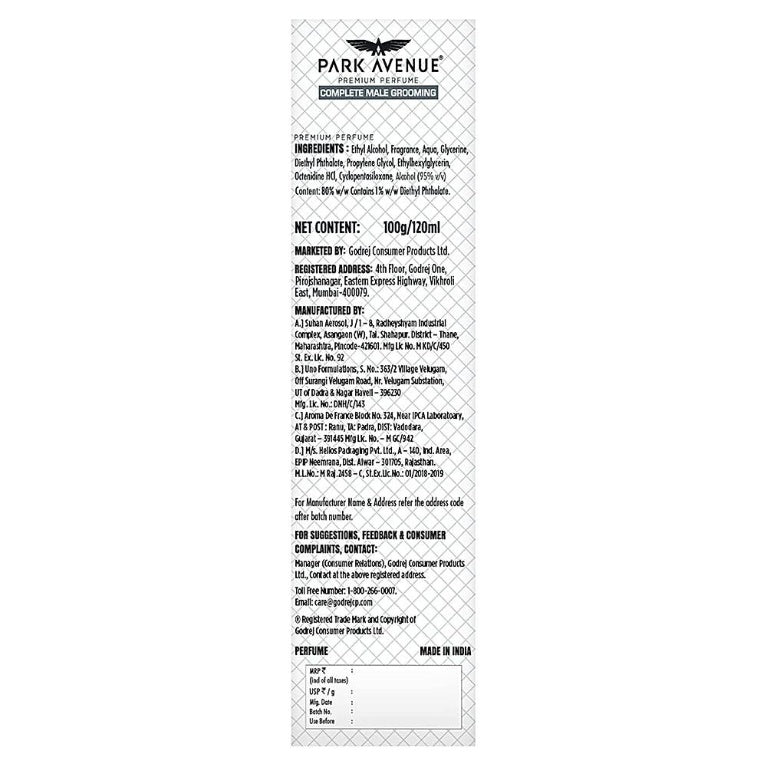 Park Avenue Voyagewoods Intense No Gas Deo 135 g