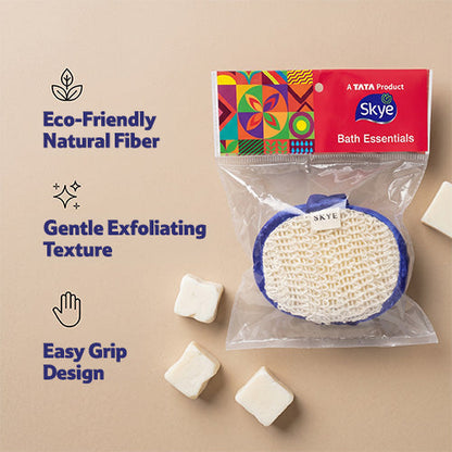 Skye 2-in-1 Bath Scrub, Dark Blue, Pack of 1