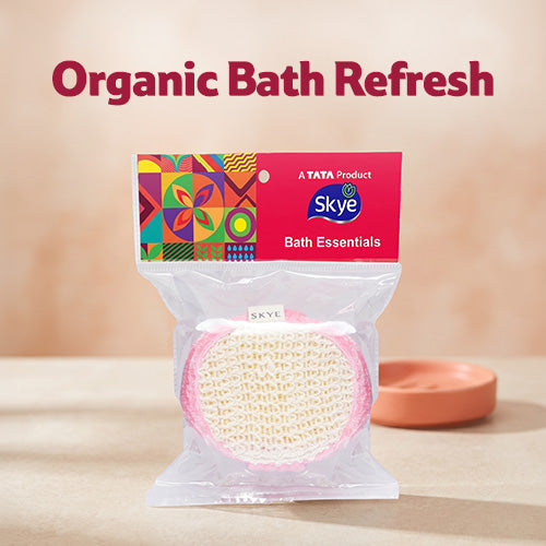 Skye 2-in-1 Bath Scrub, Dark Pink, Pack of 1