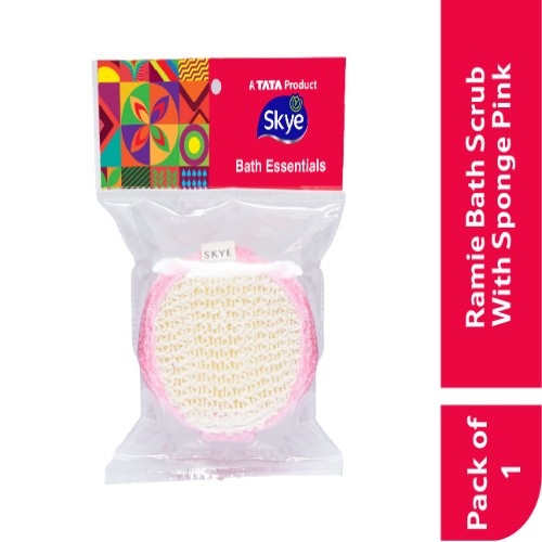 Skye 2 In 1 Bath Scrub Dark Pink pack of 1