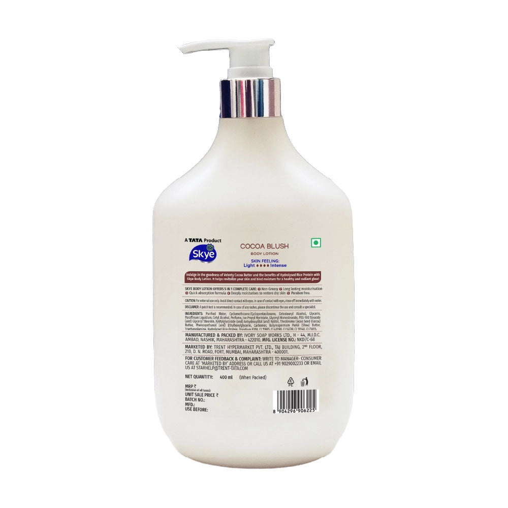 Skye Cocoa Blush Body Lotion 400 ml