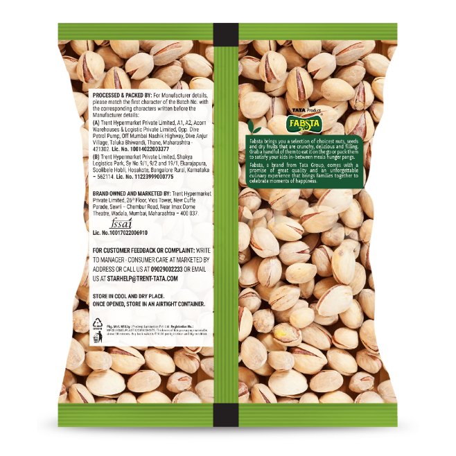 Fabsta California Pistachios Roasted & Salted, 200 g