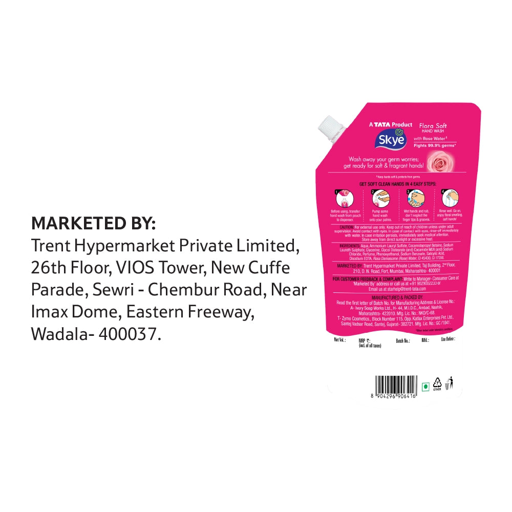 Skye Flora Soft Handwash 675 ml